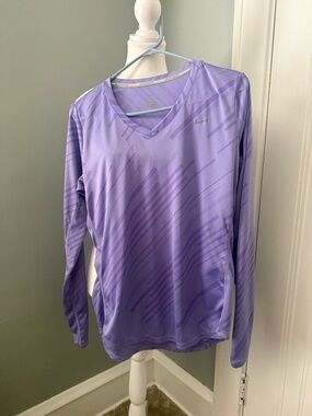 Nike Lavender Dri-FIT Running Top